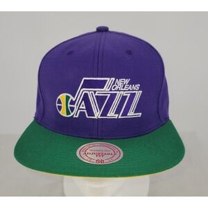 Mitchell & Ness New Orleans Jazz 2-Tone Classic Snapback Hat